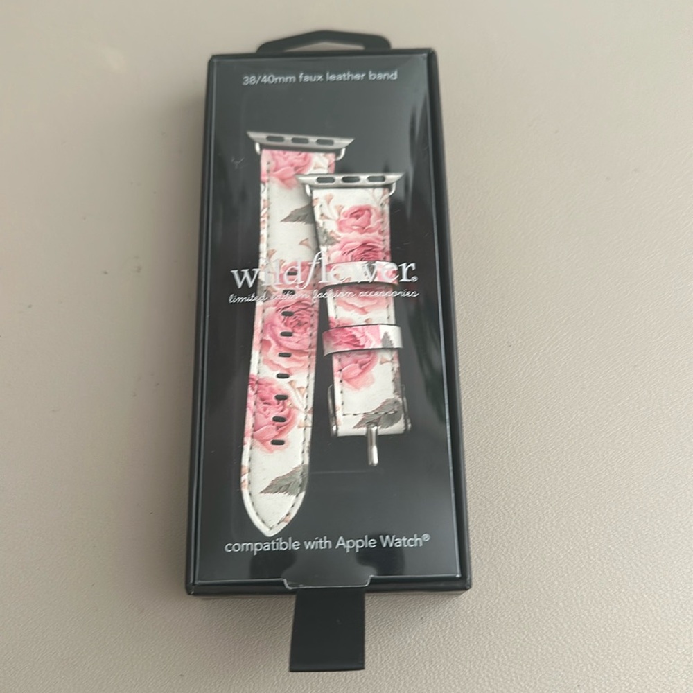 Wildflower Apple Watch band. Never worn.
